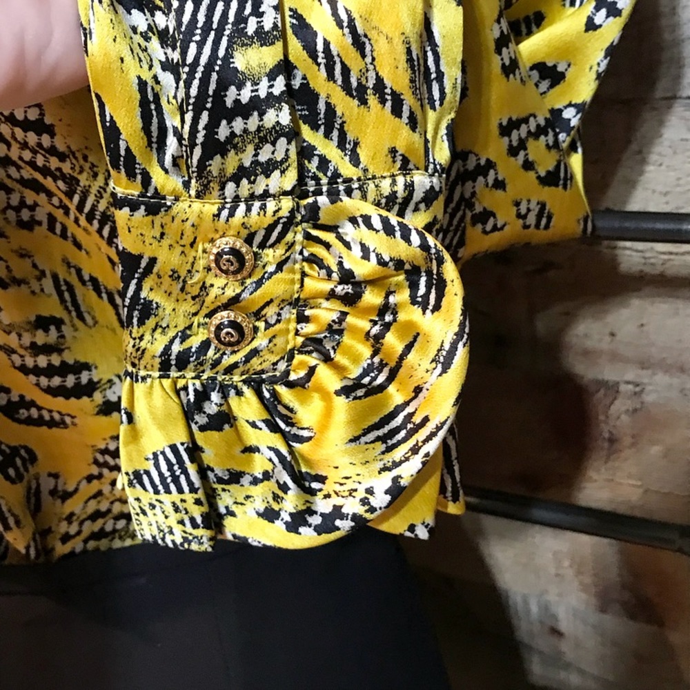 | st. john | Silk Ruffle Blouse - Picture 4 of 8